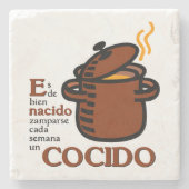 Cocido Steinuntersetzer (Vorderseite)