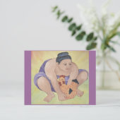 Cocina-Huhn Postkarte (Stehend Vorderseite)
