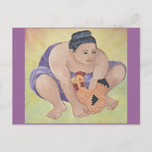 Cocina-Huhn Postkarte (Vorderseite)