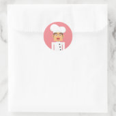 Cocinera Runder Aufkleber (Tasche)