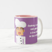 Cocinera Zweifarbige Tasse (VorderseiteRechts)