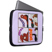Cock-A-Doodle-Doo! Laptopschutzhülle (Vorne Rechts)