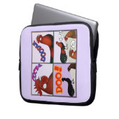 Cock-A-Doodle-Doo! Laptopschutzhülle (Vorderseite Links)