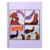 Cock-A-Doodle-Doo! Notizblock (Vorderseite)