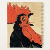 Cock-a-Doodle Doo, Rooster, Huhn, Poster Art Planer (Rückseite)