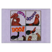 Cock-A-Doodle-Doo! Schneidebrett (Vorderseite)