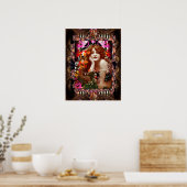 Cock-A-Doodle-Doo, was ist eine Dame zu tun Poster (Küche)