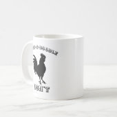 Cock-A-Doodle-Tasse Kaffeetasse (Vorderseite Links)