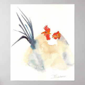 Cocka-doodle-Liebling Poster