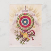 Cockade, Emblem von 1848 Postkarte (Vorderseite)