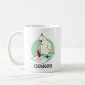 Cockadoodle Funny Cockatoo Pub Kaffeetasse (Links)