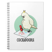 Cockadoodle Funny Cockatoo Pub Notizblock (Vorderseite)
