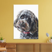 Cockapomalerei Leinwanddruck (Insitu (Wohnzimmer))