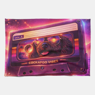 Cockapoo 80er inspiriertes Küchentuch