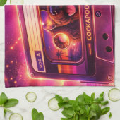 cockapoo 80s inspired kitchen tea towel  geschirrtuch (Gefaltet)