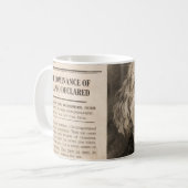 Cockapoo alte Zeitung Kaffeetasse (Vorderseite Links)