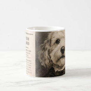 Cockapoo alte Zeitung Kaffeetasse