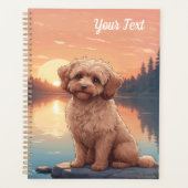 Cockapoo am See Planer (Vorderseite)