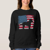 Cockapoo American Flag USA 4th of July Men Women B Sweatshirt (Vorderseite)