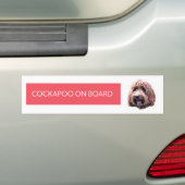 Cockapoo an Bord des Autoaufklebers Autoaufkleber (Auf Auto)