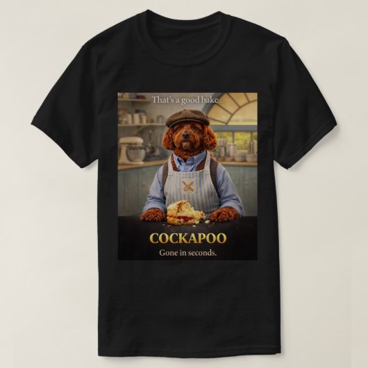 Cockapoo Baking Shirt | Funny Dog Cake Gift (Design vorne)