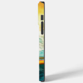 Cockapoo Beach Surfgrafik Case-Mate iPhone Hülle (Rückseite / Links)