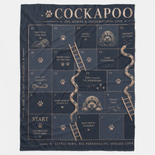 Cockapoo-Besitzer-Decke Fleecedecke