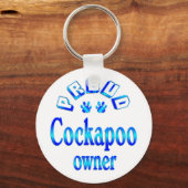 Cockapoo-Besitzer Schlüsselanhänger (Vorderseite)