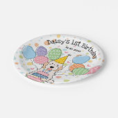 Cockapoo Cavapoo Dog Birthday Pappteller (Schrägansicht)