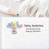 Cockapoo Cavapoo Geburtstagsparty Rücksendeadresse (Insitu)