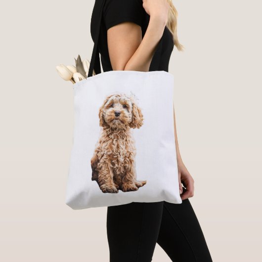 Cockapoo Cavoodle Labradoodle Niedlicher Welpenhun Tasche (Von Nahem)