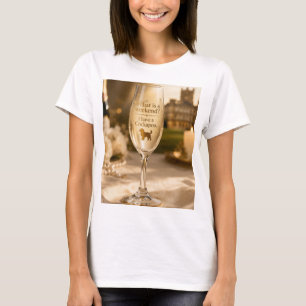 Cockapoo Champagnerglas   Lustiges Geschenk für Hu T-Shirt