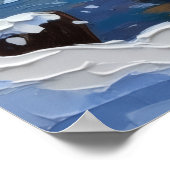 Cockapoo Christmas Boat Holiday Poster (Ecke)