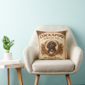 Cockapoo Coffee Co Kissen | Geschenkkissen für Hun (Stuhl )