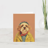 Cockapoo Dankeskarte (Vorderseite)