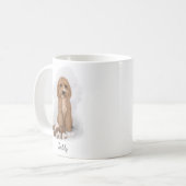 Cockapoo "Das war nicht ich" Kaffeetasse (Vorderseite Links)