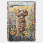 Cockapoo Decke (Vorderseite Vertikal)