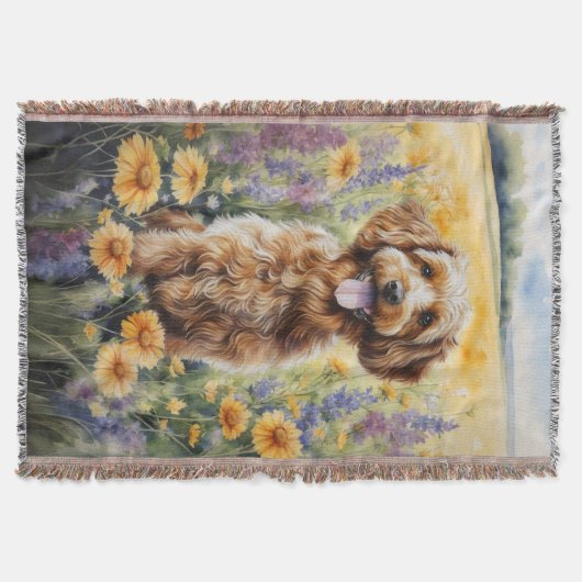 Cockapoo Decke (Vorderseite)