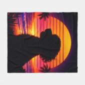 Cockapoo-Decken - Retro-Geschenk für Cockapoo-Hund Fleecedecke (Vorderseite (Horizontal))