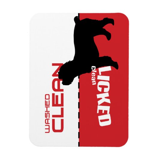 Cockapoo Dog Geschirrspüler Magnet - geleckt saube (Vertikal)