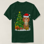 Cockapoo Dog Lover Xmas Tree Santa Cockapoo Christ T-Shirt (Design vorne)