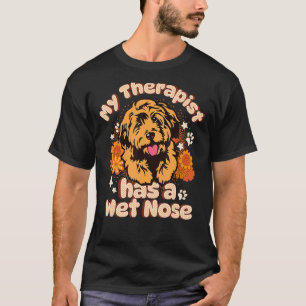 Cockapoo Dog Mein Therapeut hat eine Nase T-Shirt