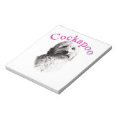 Cockapoo Dog Notizblock (Rotiert)