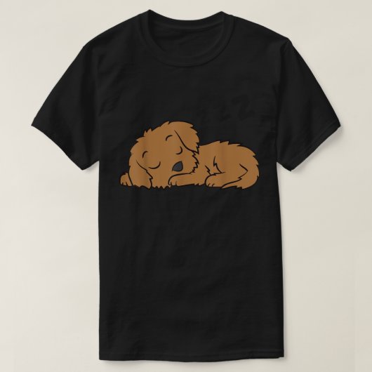 Cockapoo Dog Pajama Sonniges Schlafen Cockapoo T-Shirt (Design vorne)