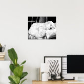 Cockapoo Dog Portrait Poster Print (Heimbüro)