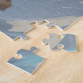 Cockapoo Dog Reiten Motorrad Weihnachten Puzzle (Seite)