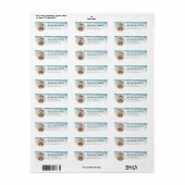 Cockapoo Dog Return Address Labels (Vorne)