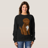 Cockapoo Dog Sweatshirt (Vorne ganz)