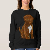 Cockapoo Dog Sweatshirt (Vorderseite)