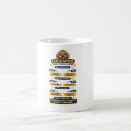 Cockapoo-Eltern-Ranglistensystem Lustiges Besitzer Kaffeetasse